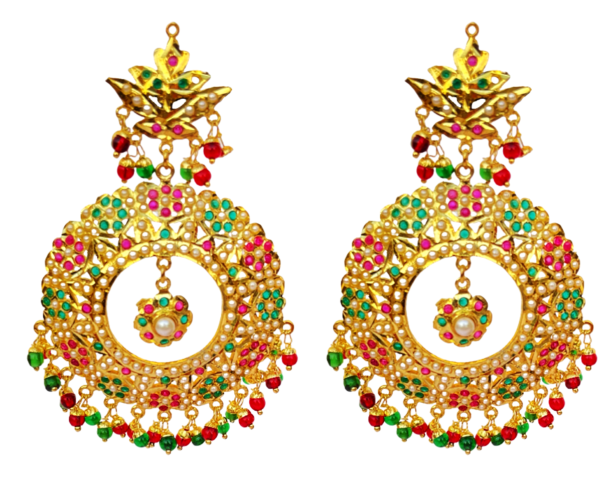 Seerat, the Heavy Jadau Chandbalis