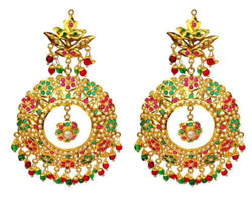 Seerat, the Heavy Jadau Chandbalis