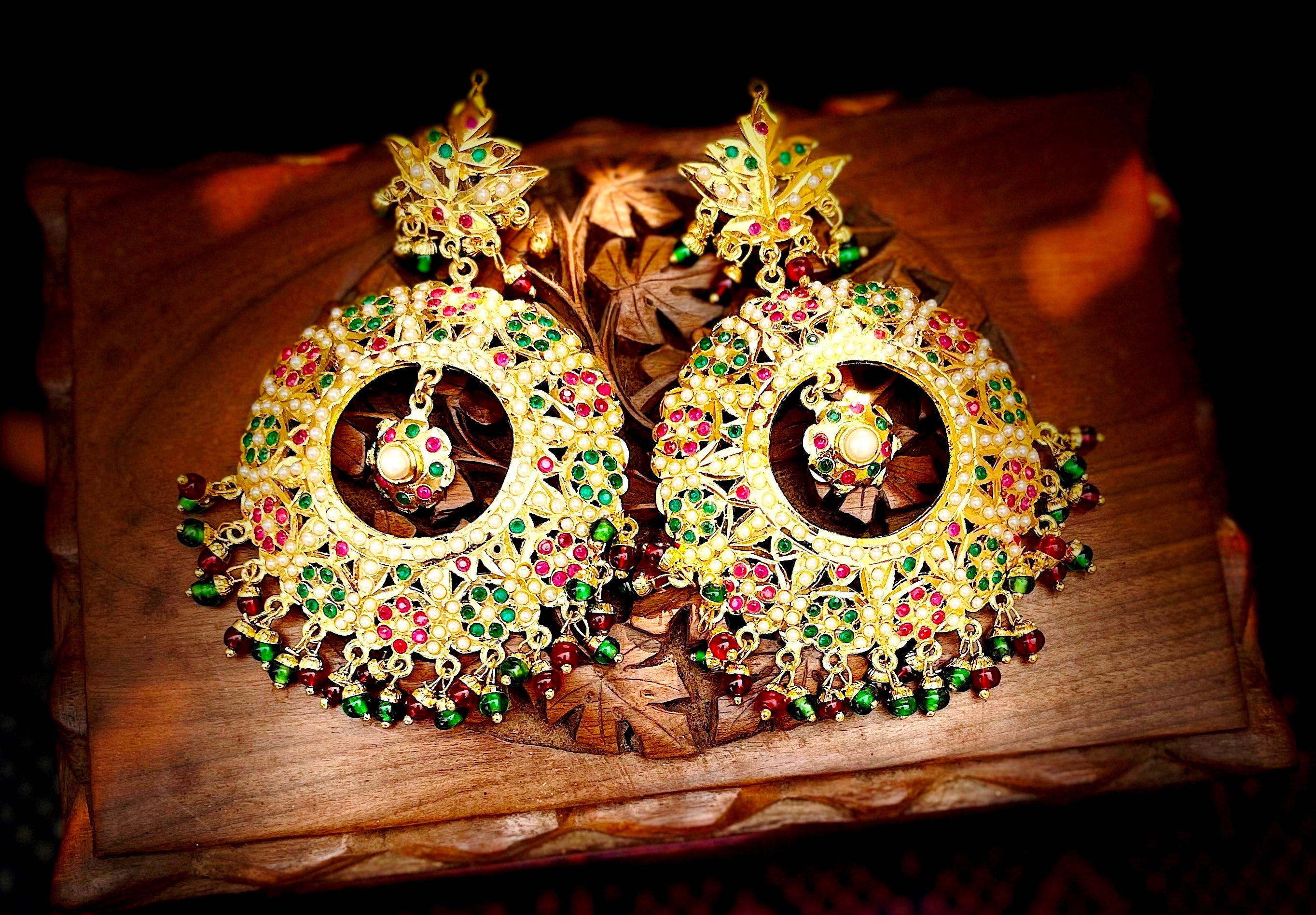 Seerat, the Heavy Jadau Chandbalis