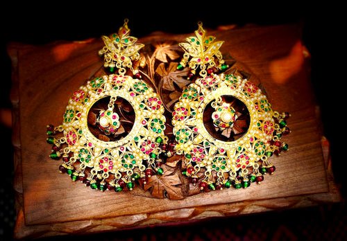 Seerat, the Heavy Jadau Chandbalis